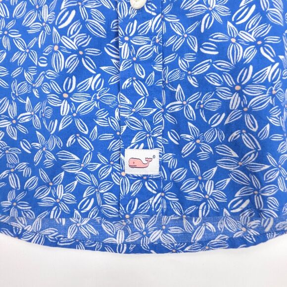 NEW Vineyard Vines Slim Fit Murray Shirt Hawaiian Floral Button Down Resort Y2k - Picture 5 of 8